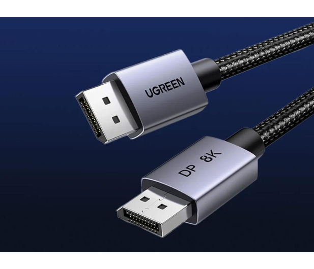 UGREEN Kabel DisplayPort 1.4 DP120 8K 60Hz 32.4Gbps 1m czarny - 1489036 - zdjęcie 4